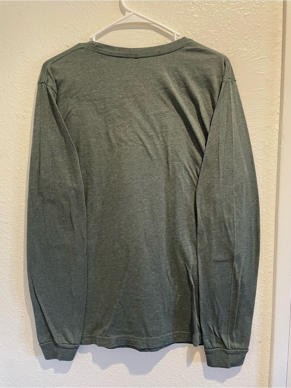 ✨ Bella+Canvas “Blessed Grandma” Heather Green Graphic Tee Long Sleeve L ✨ - Picture 5 of 6